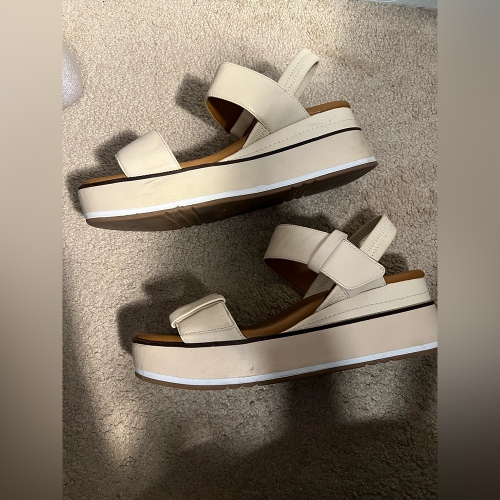 Caslon Cream Sandals - Picture 2 of 6